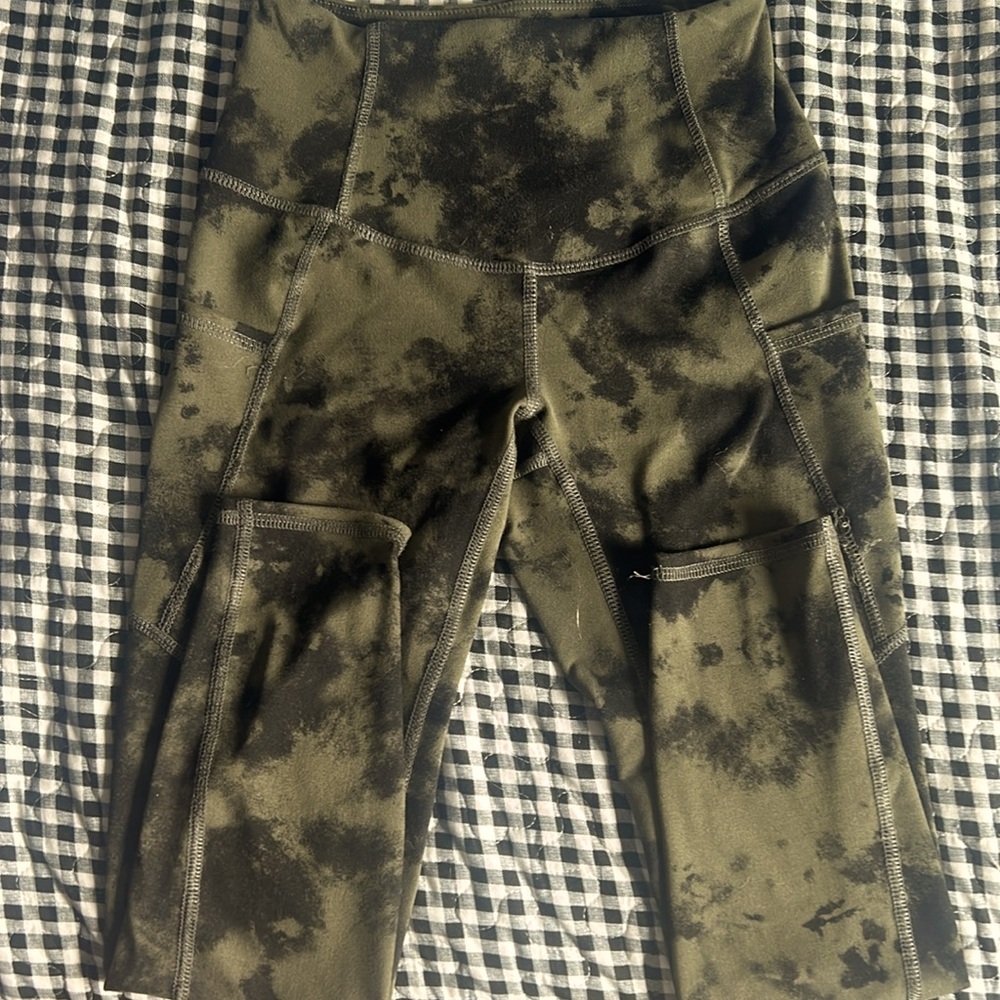 Green leggings from Evolution and Creation
